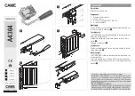 Предварительный просмотр 1 страницы CAME A4364 Manual