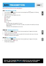 Preview for 9 page of CAME AMICO-S24 Quick Setup Manual