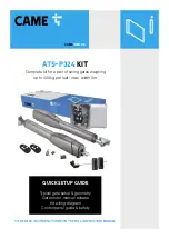 CAME ATS-P324 Quick Setup Manual preview