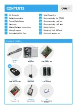 Preview for 2 page of CAME ATS-S324 Quick Setup Manual