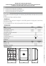 Preview for 20 page of CAME ATS30AGS Installation Manual