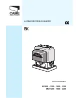 CAME BK 1200 Installation Manual preview