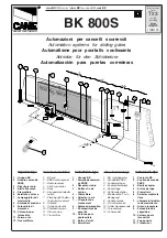 CAME BK Series Manual preview