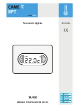 Предварительный просмотр 1 страницы CAME BPT TA/450 Installation And Use Manual