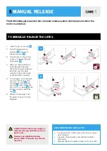 Preview for 6 page of CAME BXV1000GF Quick Setup Manual