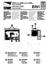 CAME BZ Series Manual предпросмотр