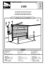 CAME CBX series Manual preview