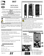 Предварительный просмотр 5 страницы CAME DBCT Installation Manual