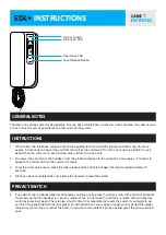 Предварительный просмотр 2 страницы CAME ENTROTEC ED4+ Instructions For Use