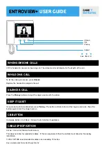 Preview for 2 page of CAME ENTROTEC Entroview+ User Manual