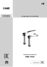 Preview for 61 page of CAME F500 Installation Manual