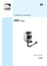 CAME FAST Series Installation Manual preview