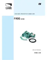 Preview for 1 page of CAME FROG SERIES FROG-A 24V Installation Manual