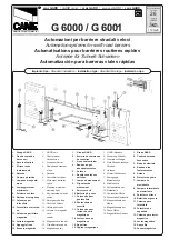 Preview for 1 page of CAME G 6000 Manual