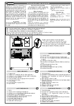 Предварительный просмотр 9 страницы CAME GARD series Standard Installation