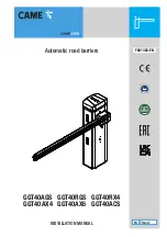 CAME GGT40AGS Installation Manual preview