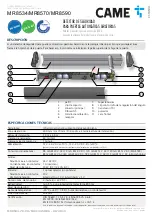 Preview for 17 page of CAME MR8534 User Manual