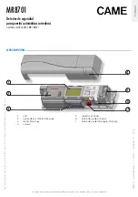 Preview for 33 page of CAME MR8701 Manual