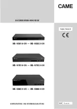 Preview for 97 page of CAME MS-N5016-UH Setup And User'S Manual