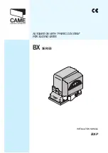 Preview for 1 page of CAME PRATICO SYSTEM BX Series Installation Manual