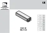 CAME RKLT-50 Manual preview