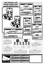 Preview for 8 page of CAME TAM Series Manual