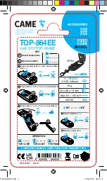 Preview for 2 page of CAME TOP-864EE Instructions