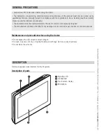 Предварительный просмотр 2 страницы CAME XTS 7 WH WIFI User Manual