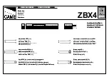 CAME ZBX4 Electrical Connections preview