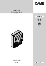 CAME ZC3C Installation Manual preview