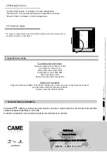 Preview for 16 page of CAME ZCX10 Installation Manual