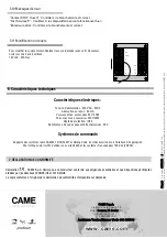 Preview for 48 page of CAME ZCX10 Installation Manual