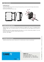 Предварительный просмотр 48 страницы CAME ZLJ14 Installation Manual