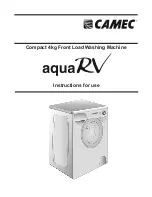 Camec AquaRV Instructions For Use Manual предпросмотр