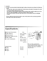 Предварительный просмотр 25 страницы Camec AquaRV Instructions For Use Manual