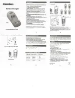 Camelion BC1009 Operating Instructions preview