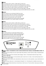 Предварительный просмотр 14 страницы Cameo AURO SPOT 400 User Manual