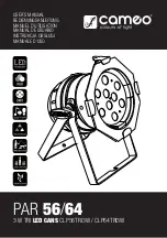 Cameo CAM-CL-P56TRI3WPS User Manual предпросмотр