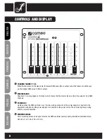 Preview for 8 page of Cameo CLCONTROL6 User Manual