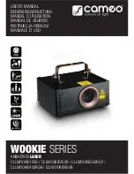 Cameo CLLWOOKIE150G WOOKIE SERIES User Manual предпросмотр