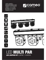 Cameo clmpar1 User Manual preview