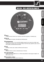 Preview for 27 page of Cameo CLP64RGBWAU10WBS User Manual