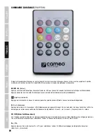 Preview for 26 page of Cameo CLPFLAT1TW User Manual