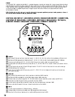 Предварительный просмотр 18 страницы Cameo CLPFLATPRO12 User Manual