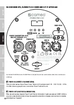 Предварительный просмотр 62 страницы Cameo CLPST4G2 User Manual