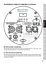 Предварительный просмотр 59 страницы Cameo CLPSTTWG2 User Manual