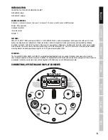 Preview for 5 page of Cameo CLZB60BLSD User Manual