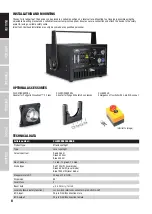 Preview for 8 page of Cameo D. FORCE 3000 RGB LASER User Manual