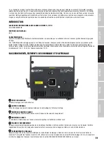 Preview for 19 page of Cameo D. FORCE 5000 RGB LASER User Manual