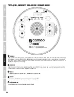 Preview for 50 page of Cameo FLAT MOON User Manual